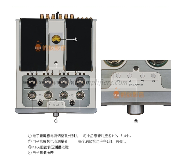 YAQIN MC-100C HIFI VACUUN TUBE INTEGRATED AMPLIFIER POWER-AMP Brand New