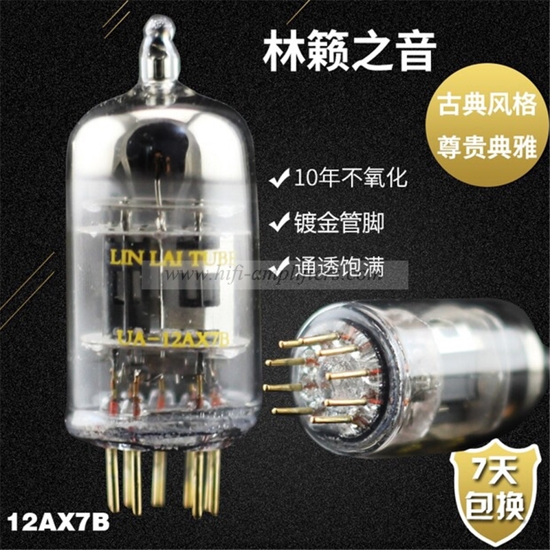LINLAITUBE UA12AX7B Hi-end Vacuum Tube Replace Psvane 12AX7 Matched Pair Electronic value