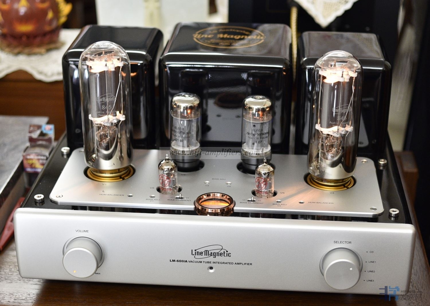 Line magnetic LM-608IA Hi-end 845 Single-ended Class A Vacuum tube Integrated Amplifier