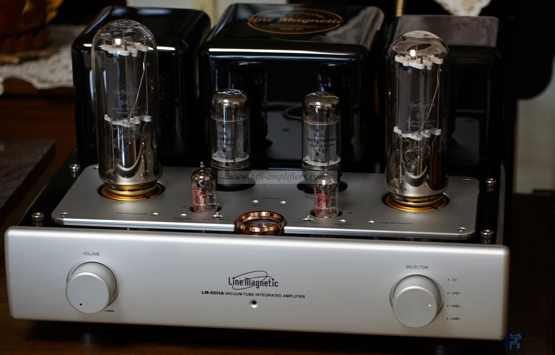 Line magnetic LM-608IA Hi-end 845 Single-ended Class A Vacuum tube Integrated Amplifier