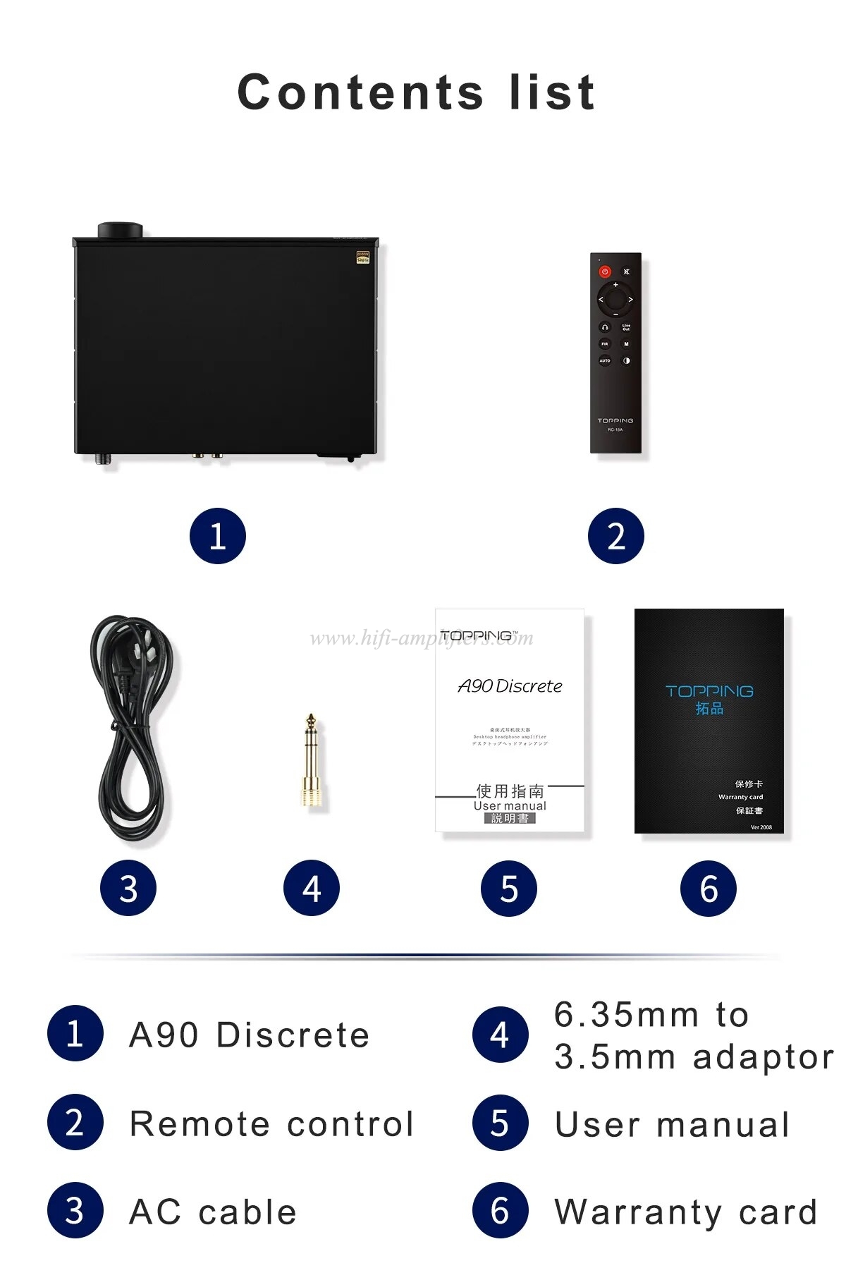 TOPPING A90 Discrete Fully Dirscrete Balanced Headphone Amplifier NFCA 4Pin XLR /4.4 Balanced/6.35mm SE Output Pre-amplifier