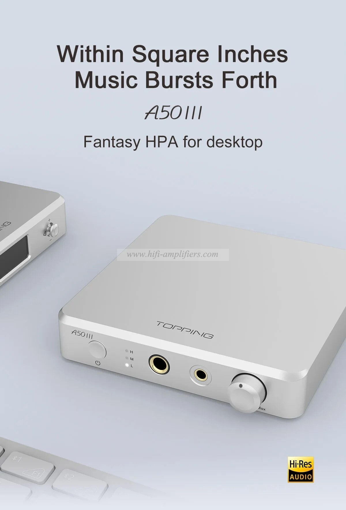 TOPPING A50 III Fantasy HPA for desktop 4.4 Balanced Power Amplifier A50III Amp
