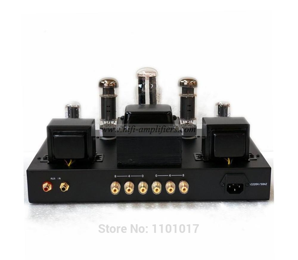 LaoChen EL34 Tube Amplifier Single-Ended Class A Handmade Black Bluetooth Amplifier OC34 Oldchen