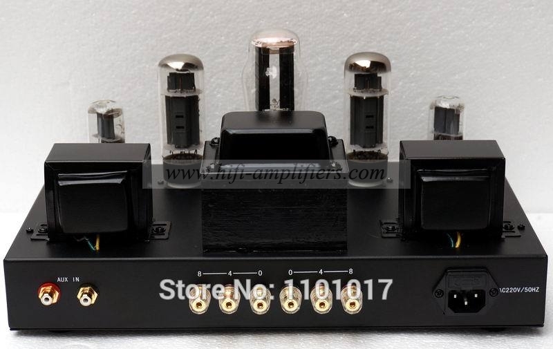 LaoChen EL34 Tube Amplifier Single-Ended Class A Handmade Black Bluetooth Amplifier OC34 Oldchen