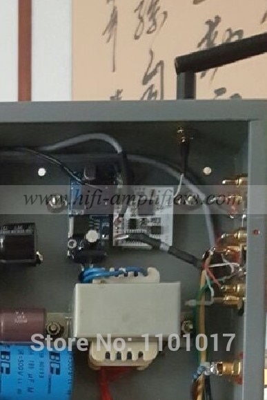 LaoChen EL34 Tube Amplifier Single-Ended Class A Handmade Black Bluetooth Amplifier OC34 Oldchen