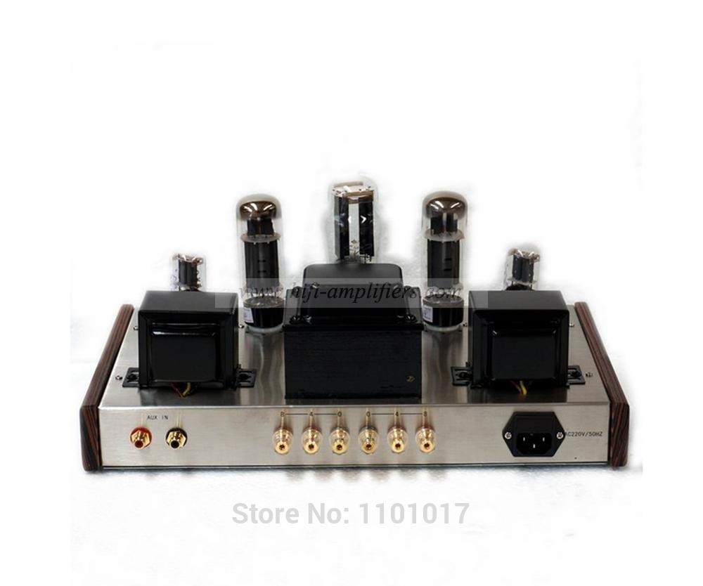 Laochen EL34 Bluetooth 5.0 Tube Amplifier Class A handmade Single-ended lamp Silver Amp OCEL34S OldChen