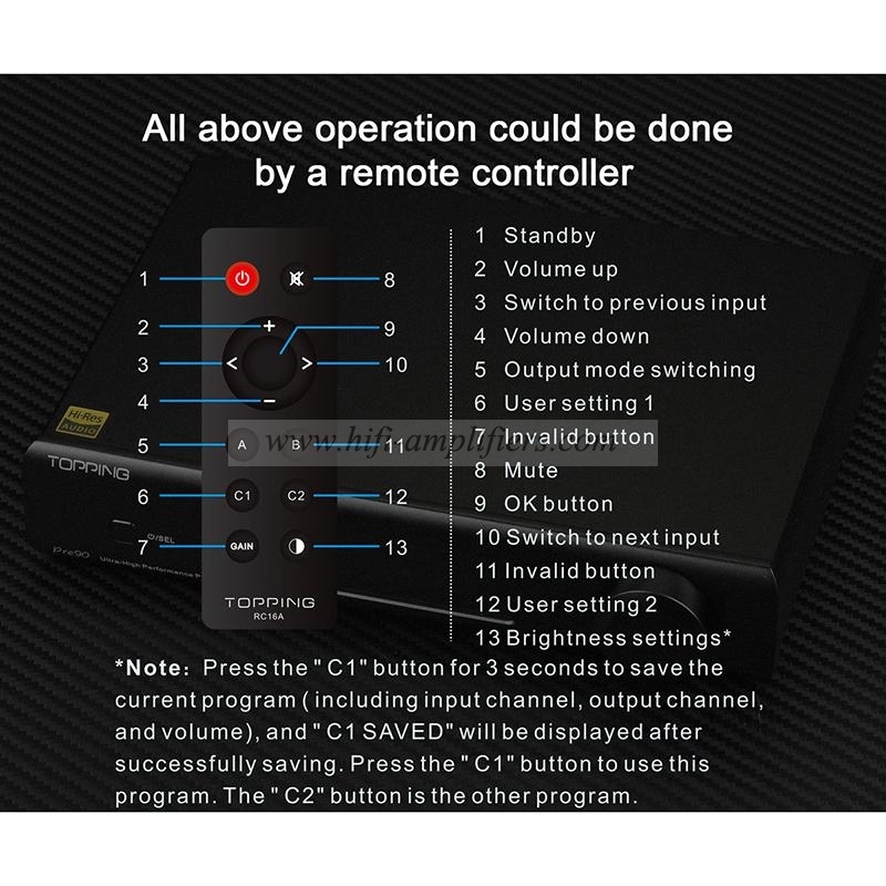 TOPPING Pre90 Preamplifier & Ext90 Input Extender Hi-Res Audio Ultra-High NFCA Modules AMP RCA/XLR Output Combination