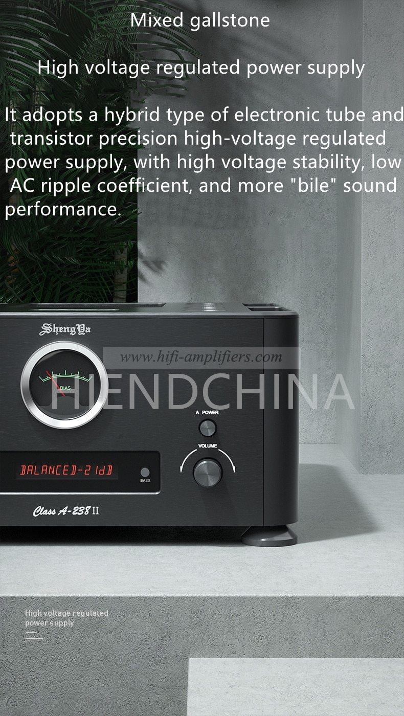 Shengya A-238II Hybrid Full Balanced Class A integrated Amplifier Hi-end Power Amplifier Upgraded Version