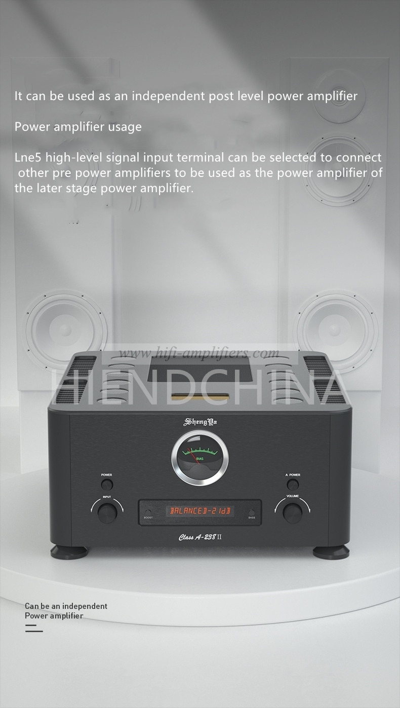 Shengya A-238II Hybrid Full Balanced Class A integrated Amplifier Hi-end Power Amplifier Upgraded Version