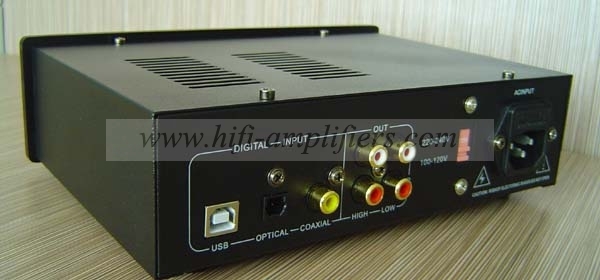 XiangSheng DAC-01B USB SPDIF DAC HIFI Coaxial/optical 24bit/196khz XMOS Digital Decoder Headphone Output