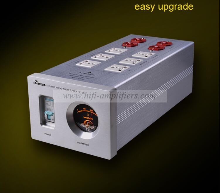 Bada HQ6800 HIFI Audiophile Power Filter Plant Socket Outlet & Audiophile Power Cable US Plug