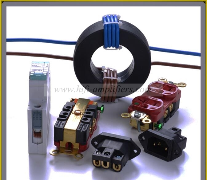 Bada HQ6800 HIFI Audiophile Power Filter Plant Socket Outlet & Audiophile Power Cable US Plug