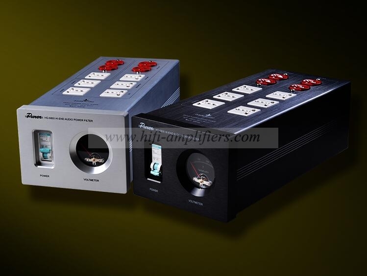 Bada HQ6800 HIFI Audiophile Power Filter Plant Socket Outlet & Audiophile Power Cable US Plug