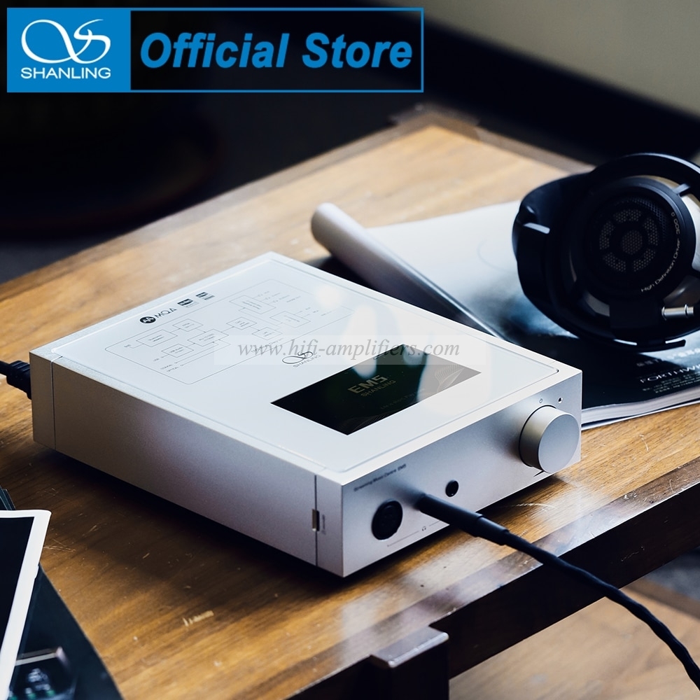 SHANLING EM5 Android Desktop Digital Music Player Streaming DAC AMP Headphone Amplifier AK4493 chip MQA PCM384 DSD512