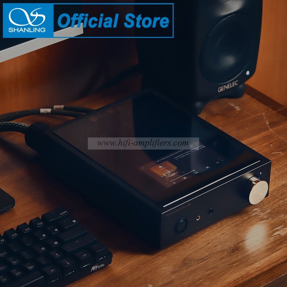 SHANLING EM5 Android Desktop Digital Music Player Streaming DAC AMP Headphone Amplifier AK4493 chip MQA PCM384 DSD512