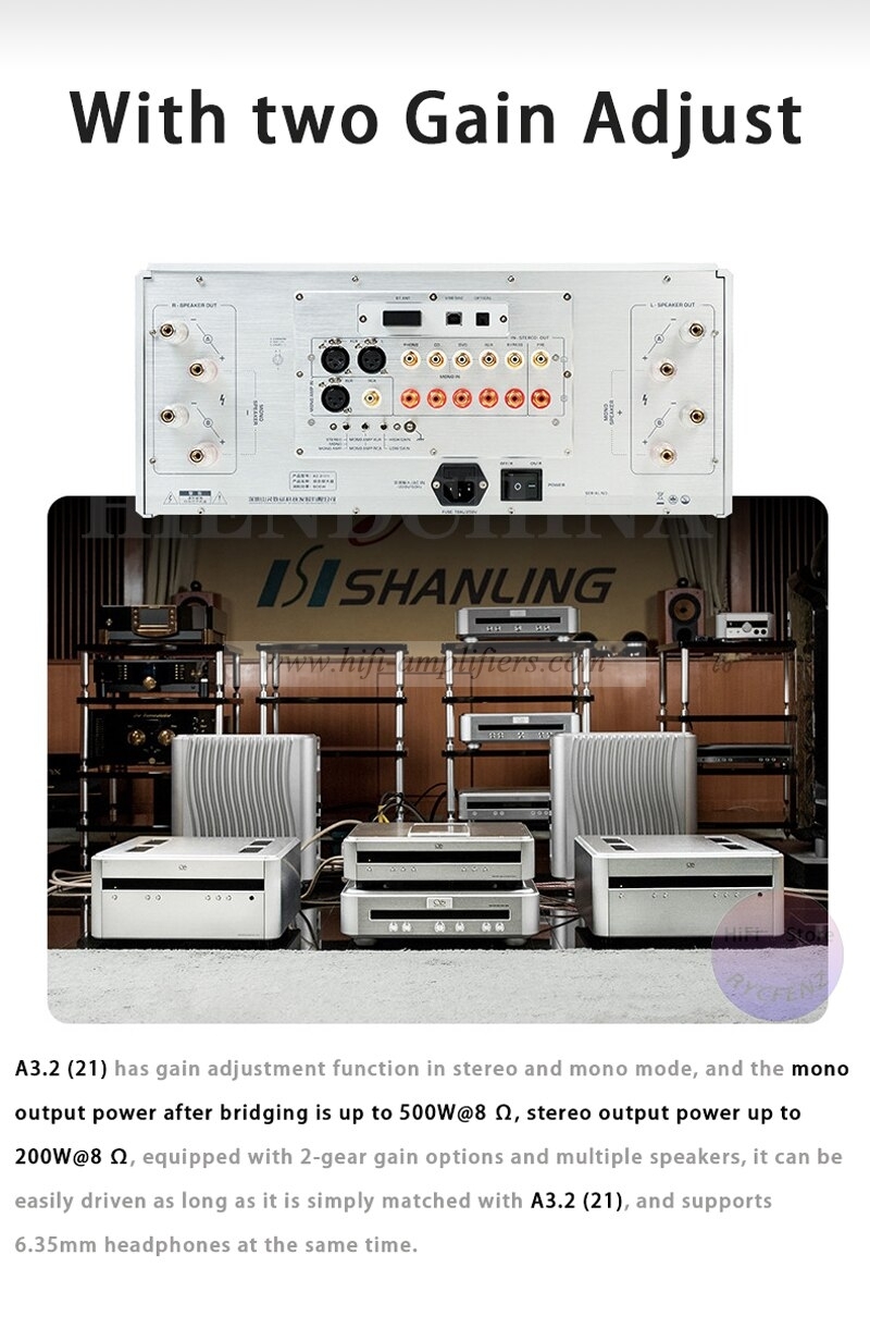 Shanling A3.2 Integrated Amplifier & Power Amp Full Balance XLR 2021 Upgraded Version