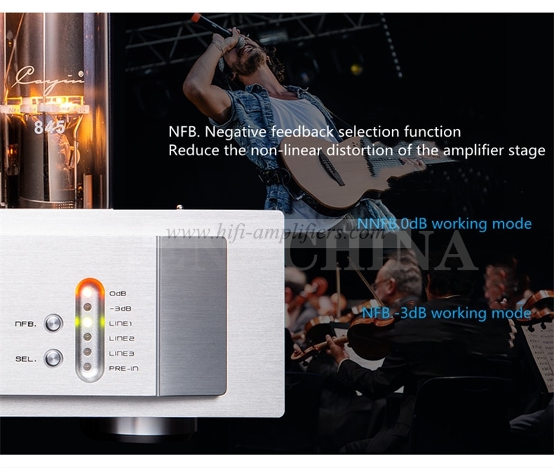 Cayin A-845 PLUS Single-end Class A Power Amplifier & integrated AMP 300B & 845 Tube 2021 Version