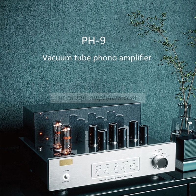 Cayin PH-9 HIFI vacuum tube phono amplifier MC gain three-speed adjustment supports MM/MC