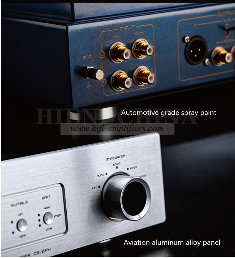 Cayin PH-9 HIFI vacuum tube phono amplifier MC gain three-speed adjustment supports MM/MC