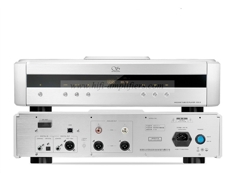 Shanling CD3.2(21) vacuum tube CD player XLR full balance Top-load Hi-end ES9038 PRO DAC Upgraded Version