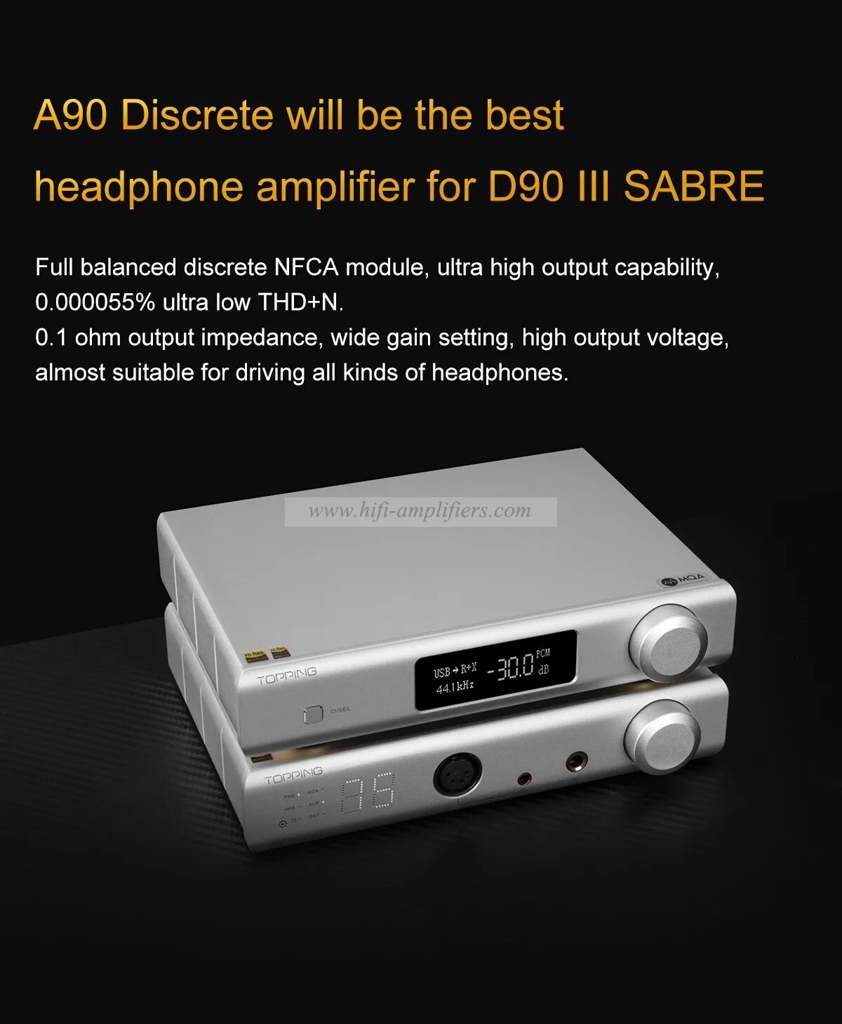 TOPPING D90 III Sabre Fully Balanced HIFI DAC Dual ESS9039S PRO BT5.1 Support LDAC DSD512 PCM768kHz Preamplifier Decoder