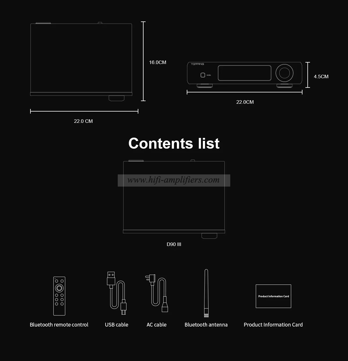 TOPPING D90 III Sabre Fully Balanced HIFI DAC Dual ESS9039S PRO BT5.1 Support LDAC DSD512 PCM768kHz Preamplifier Decoder