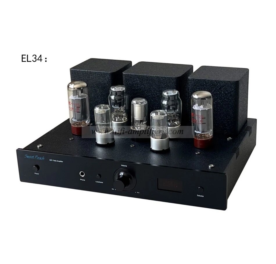 XiangSheng SP-KT88 PRO Class A Single Ended Tube Amplifier KT88/EL34/6550 Triode Lamp Bluetooth Amp