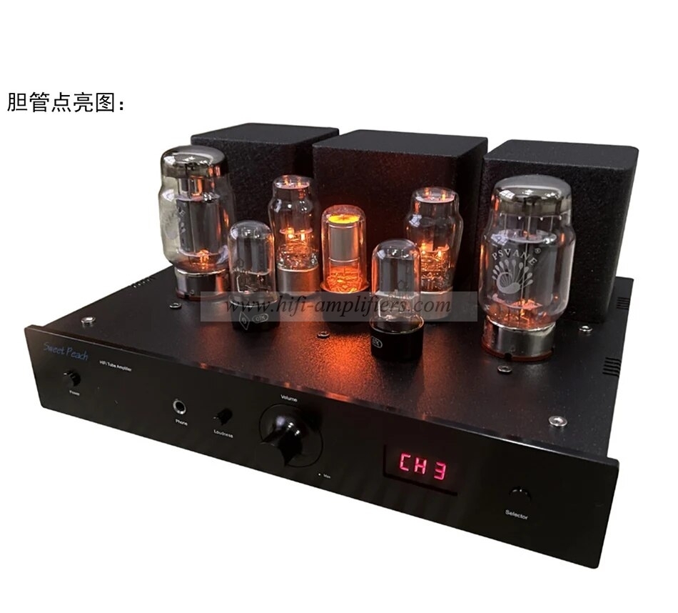XiangSheng SP-KT88 PRO Class A Single Ended Tube Amplifier KT88/EL34/6550 Triode Lamp Bluetooth Amp