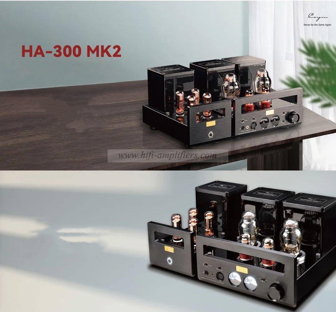 Cayin HA-300MK2 PX300B Vacuum Tube Headphone Amplifer HIFi Single-ended Class A Amplifer