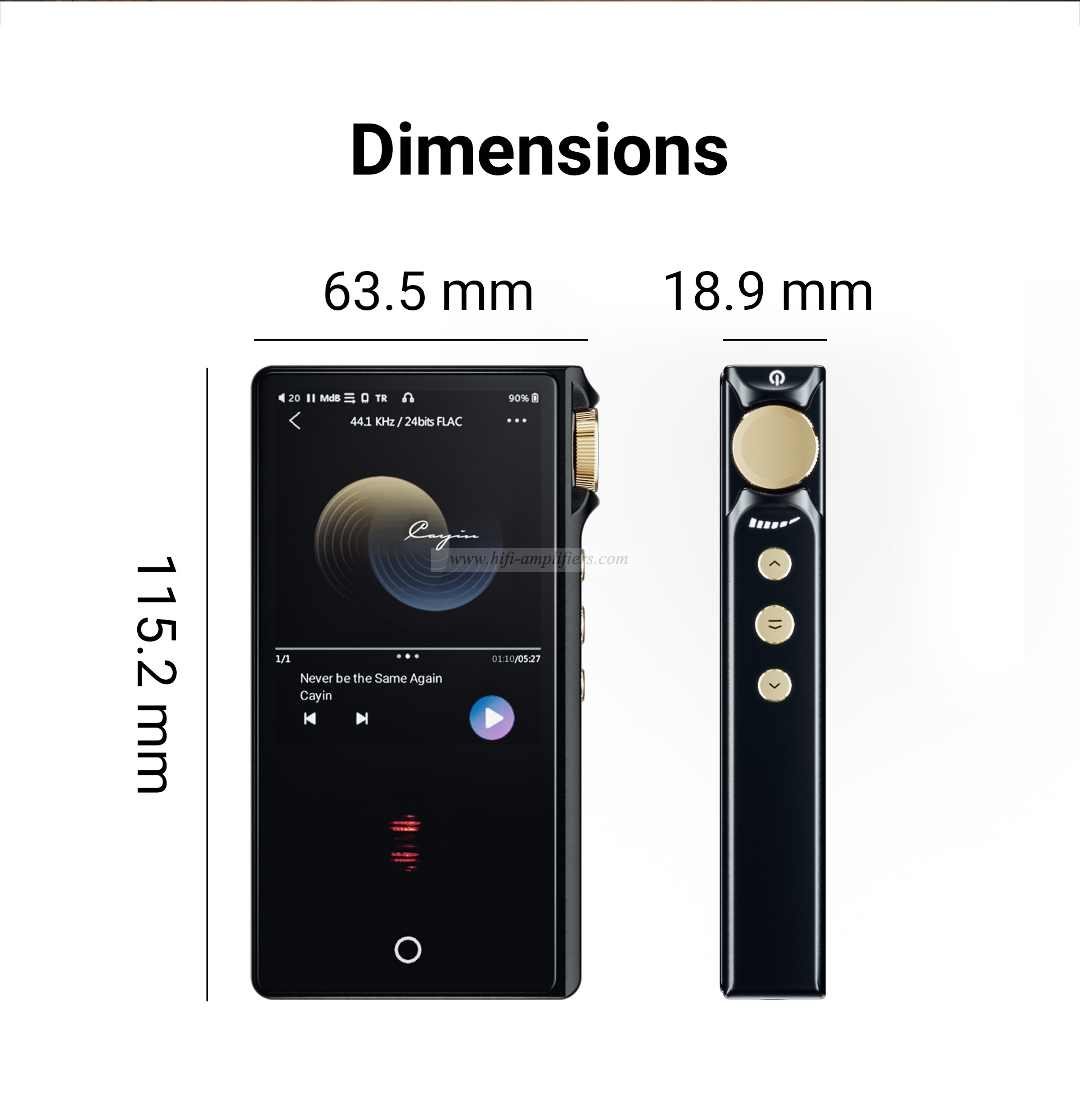 Cayin N3Pro (N3 Pro) Fully Balanced Dual Timbre Portable Digital Audio Player