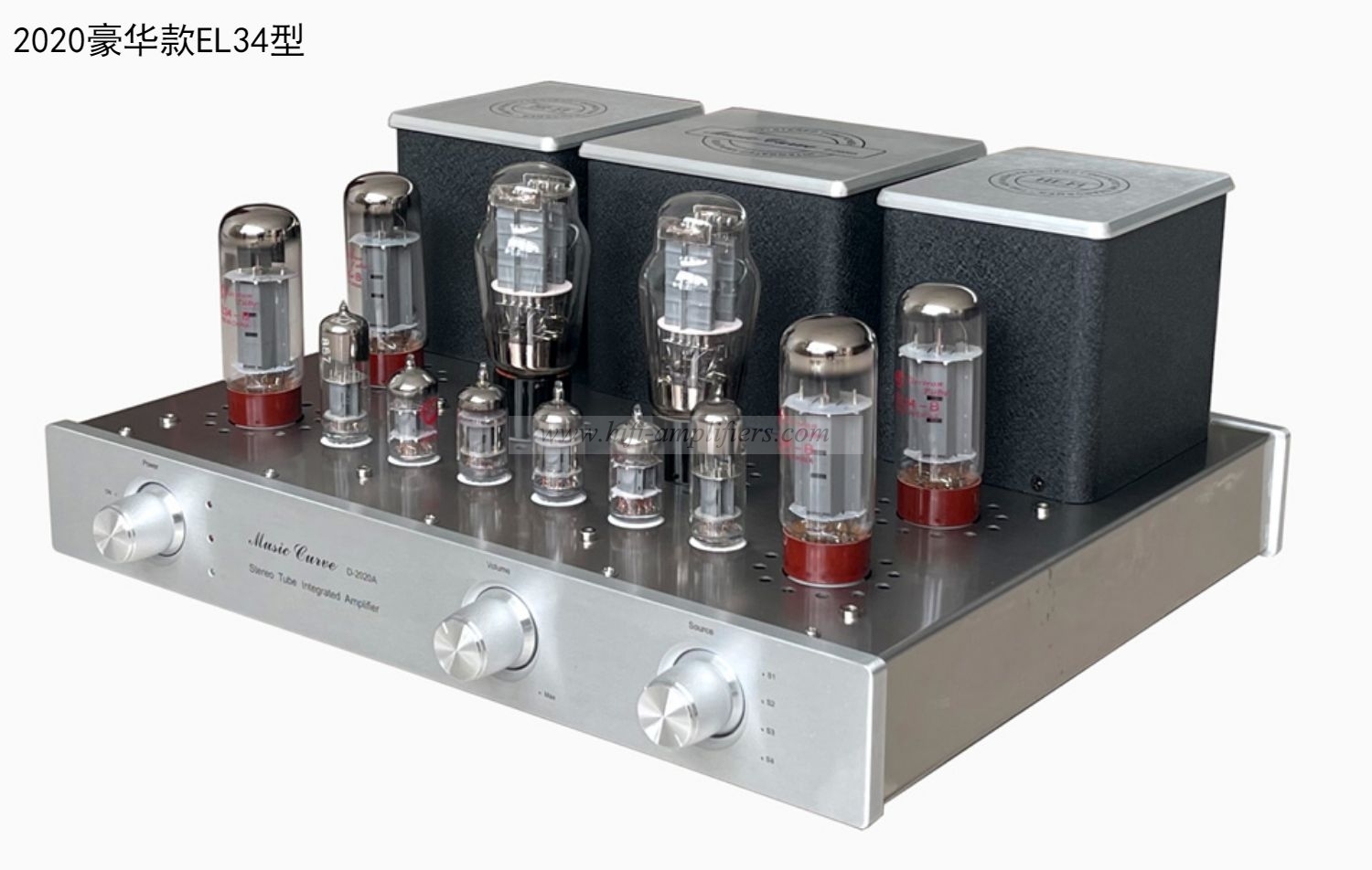 XiangSheng 2020 Series KT88/6550/EL34 Push-pull tube Integrated Amplifier With HIFI Lossless Bluetooth