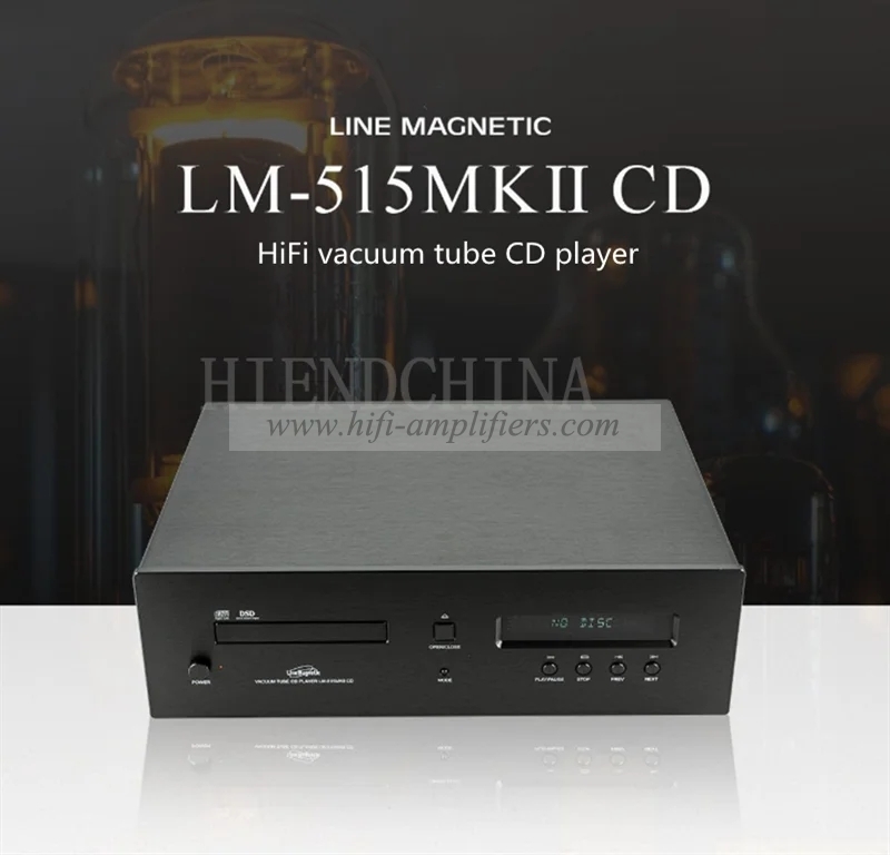 Line magnetic LM-515CD MKII 6KZ8 tube Output tube CD Player Power Amplifier ES9016 Decoding DAC