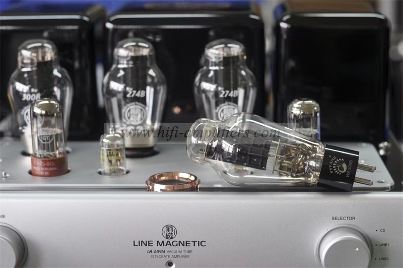 Line Magnetic LM-609IA HIFI 300B Tube Amplifier Single Ended Class A Integrated Amp 8W*2