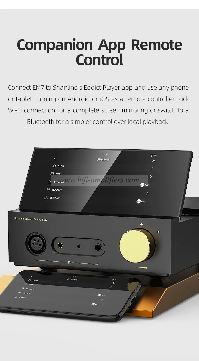 Shanling EM7 Desktop Android MP3 Bluetooth Decoding earphone balanced digital turntable all-in-one Decoder