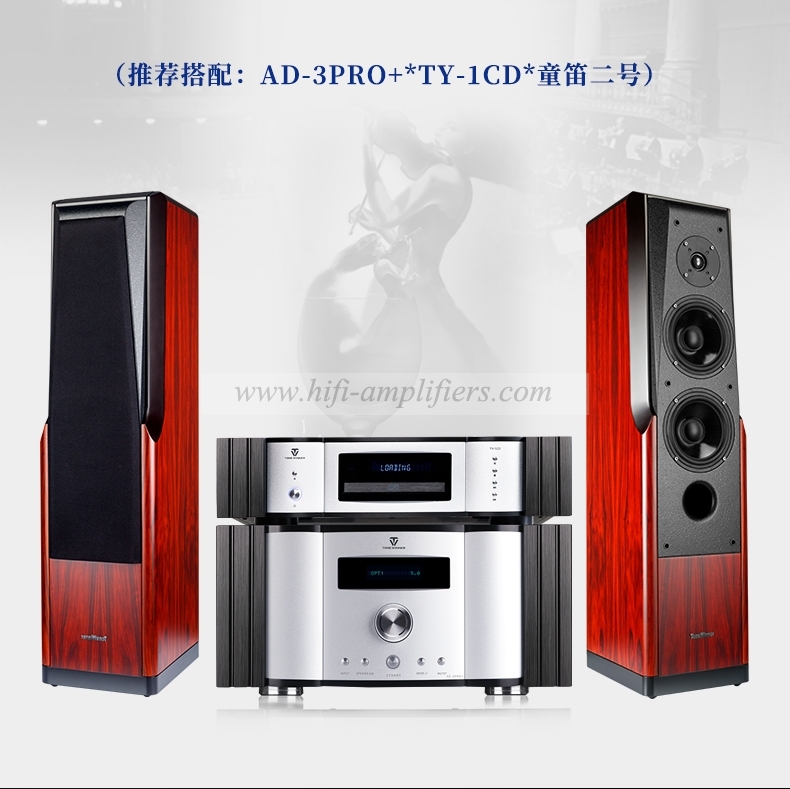 ToneWinner AD-3PRO+ Class A ES9038 DSD Decode Power Amplifier HIFI Full Balanced PHONO/MM/MC