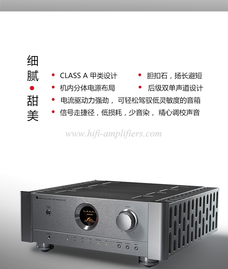 Bada DC-228 Class A tube Hybird Amplifier High Power Audio Amplifier