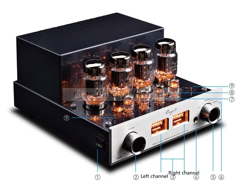 Cayin MT-45MK3 Vacuum Tube Amplifier KT88*4 Class AB1 Dual Power Amplifier Bluetooth