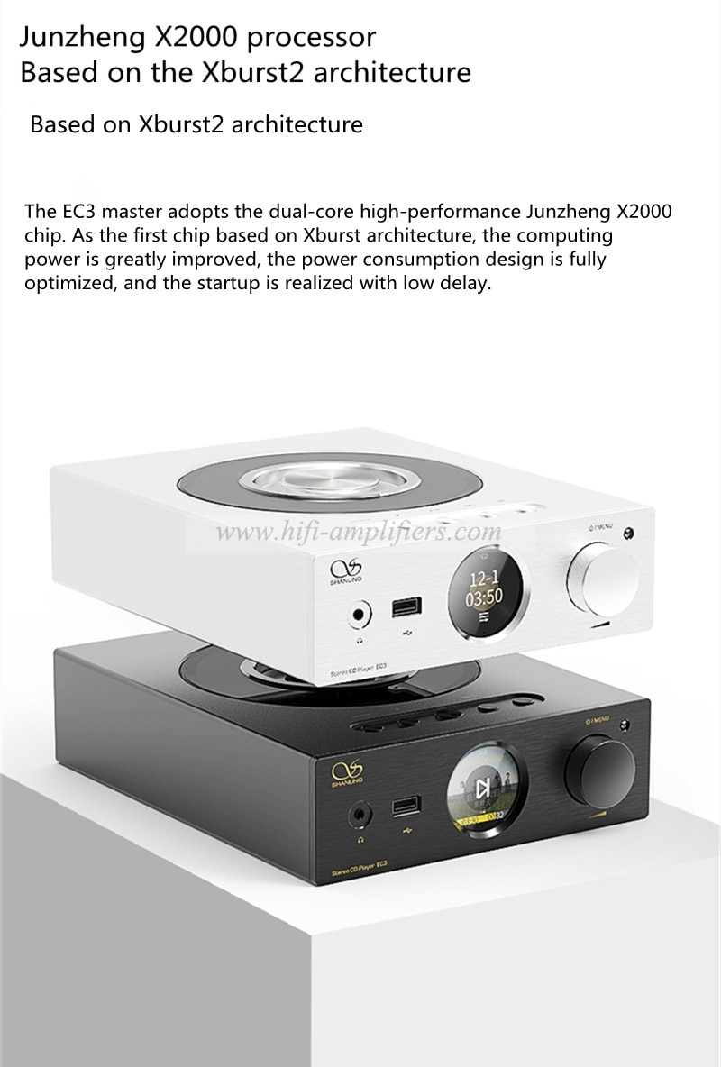 Shanling EC3 HD CD Player HIFI Top Open Bluetooth Mobile Phone APP Control DAC 9219C Chip