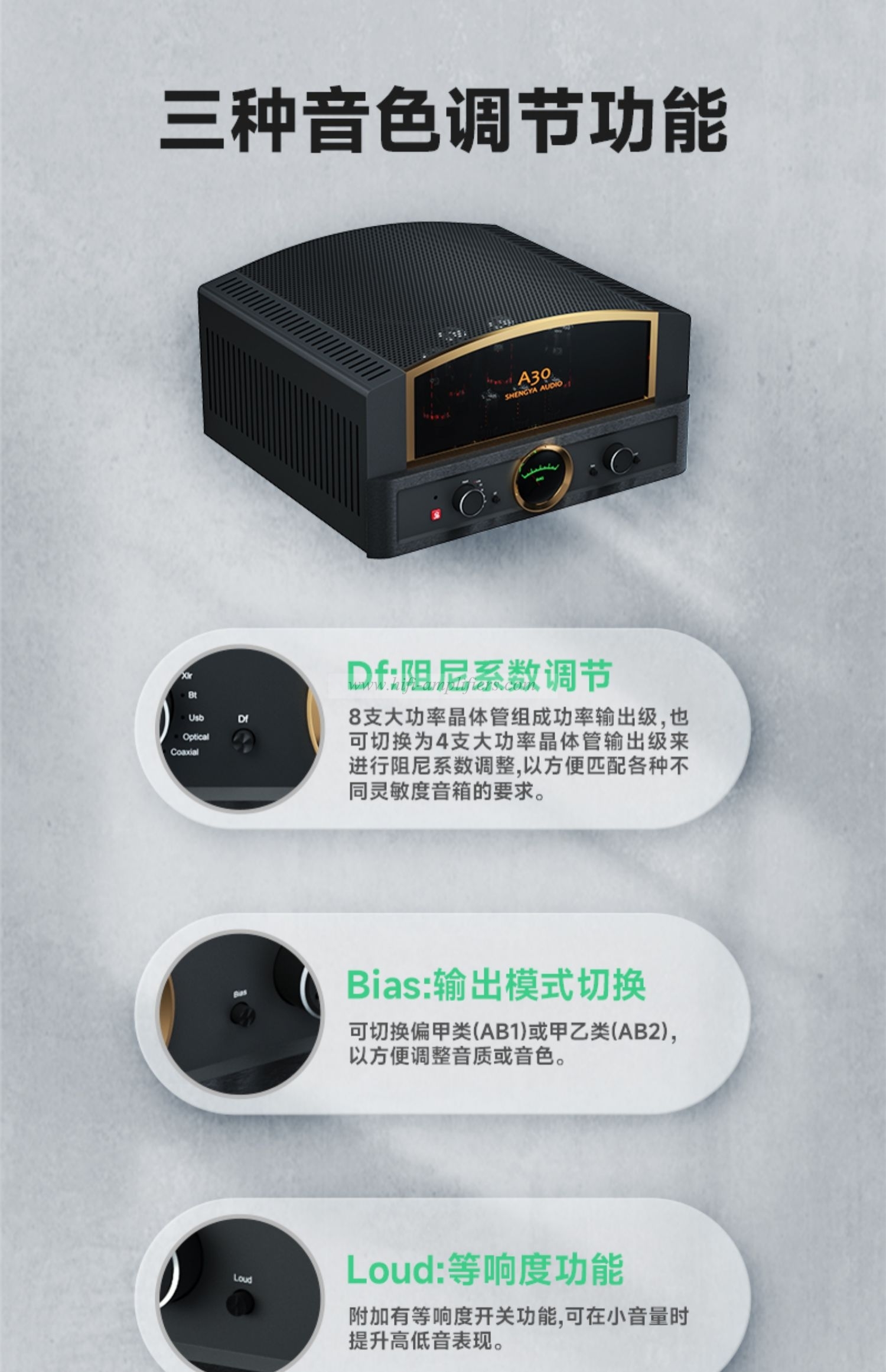 Shengya A30 KT88 HIFI Integrated Amplifier tube Stereo Amplifier 200W*2