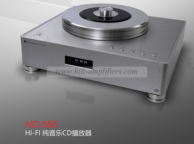 Bada HD-555 Super HIFI CD Player Double tube D/A Decode With Coaxial Optical Fiber Output