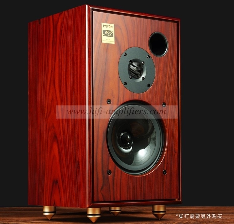 PAIYON Z5 Passive Bookshelf Speaker 150W 8'' Woofer Real Wood Speakers