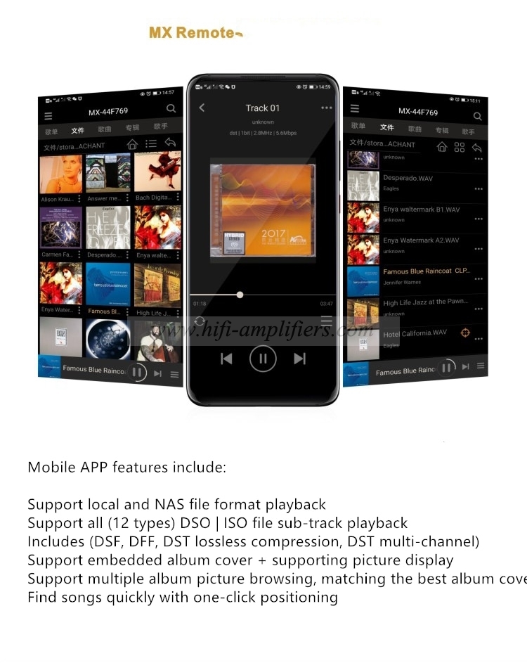 JF Digital MX-3A Music Player Android 10.0 DSD512 MQA Decoding Dual CS43198 BT5.0 Turntable DAC APP Control Russian Korean Menu