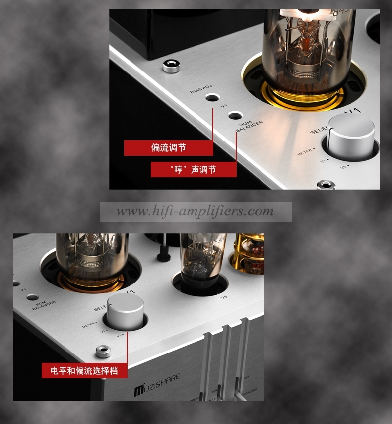 MUZISHARE X30 300B 845 Class A Sinle-ended Tube Integrated Amplifier & Power Amp MUZISHARE X30 300B 845 Class A Sinle-ended Tube Integrated Amplifier & Power Amp