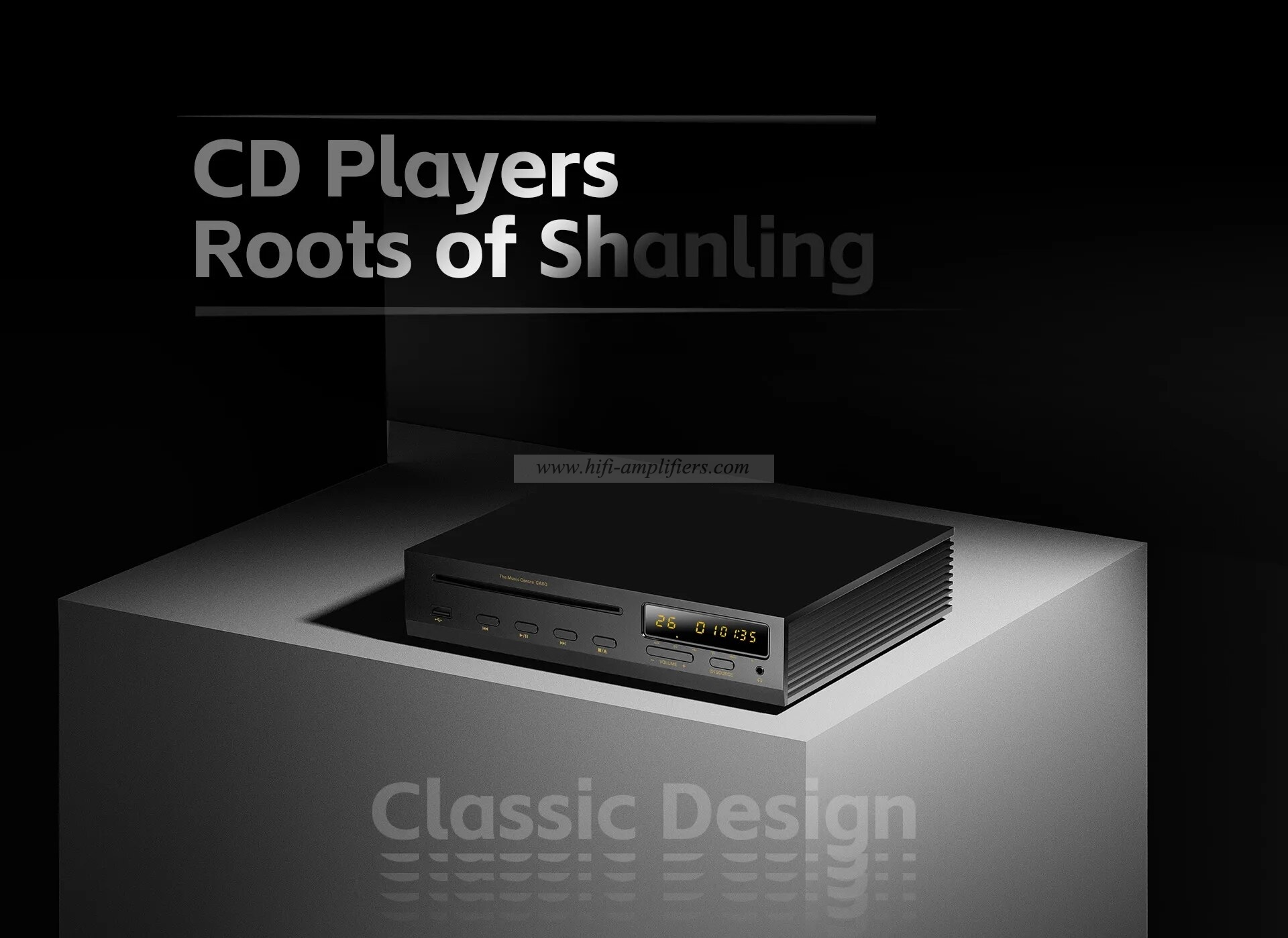 Shanling CD80/CA80 CD Player & Power Amplifier all-in-one Mini Bluetooth 5.0 Drive DSD Decode