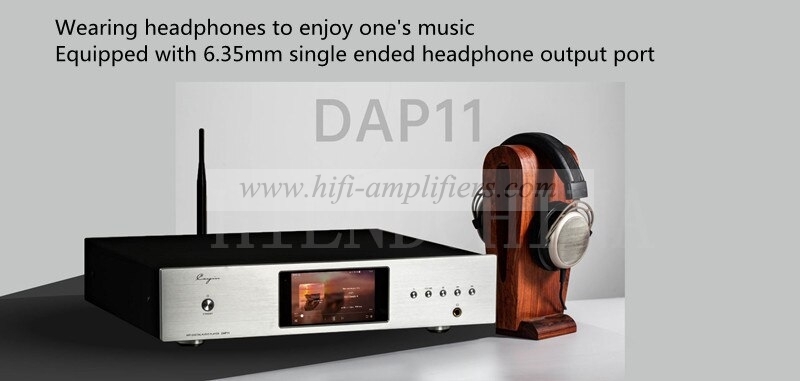 Cayin DAP11 HiFi Ear Amplifier Android Bluetooth DSD512 Digital Audio Player RCA/XLR Output