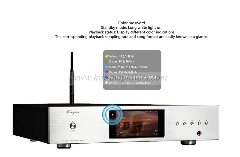 Cayin DAP11 HiFi Ear Amplifier Android Bluetooth DSD512 Digital Audio Player RCA/XLR Output