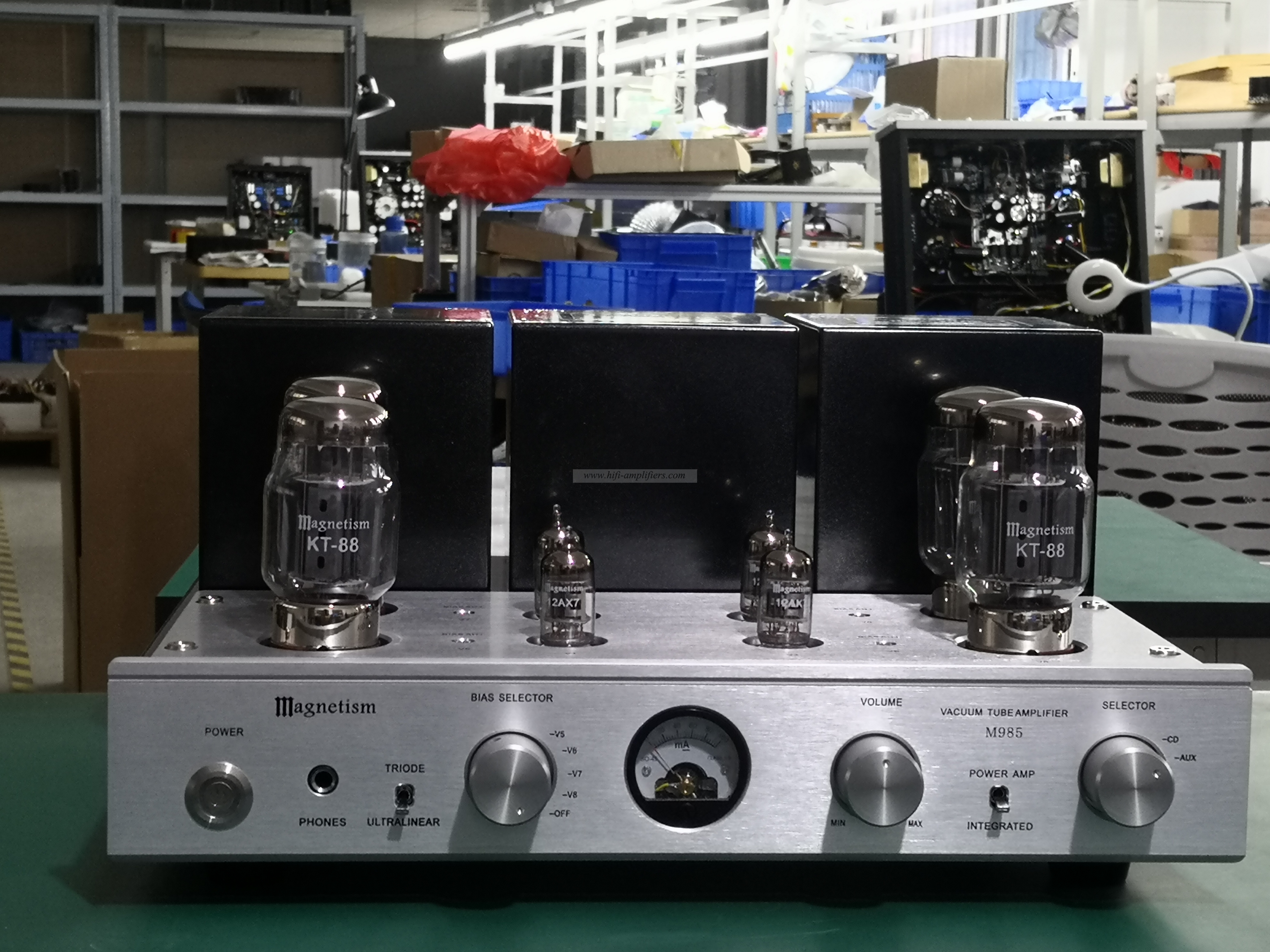 Magnetism M985 KT88/EL34 tube Amplifier Class AB HIFI Headphone Amp