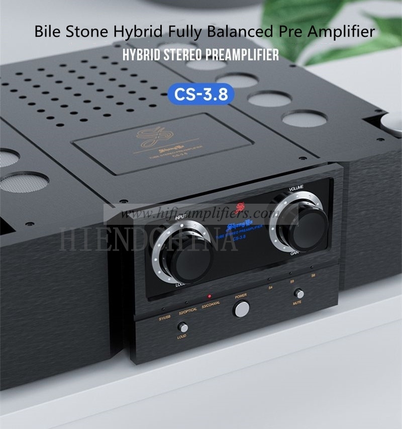 Shengya CS-3.8 Chip ES9038Q2M Bile Stone Hybrid Fully Balanced Pre Amplifier