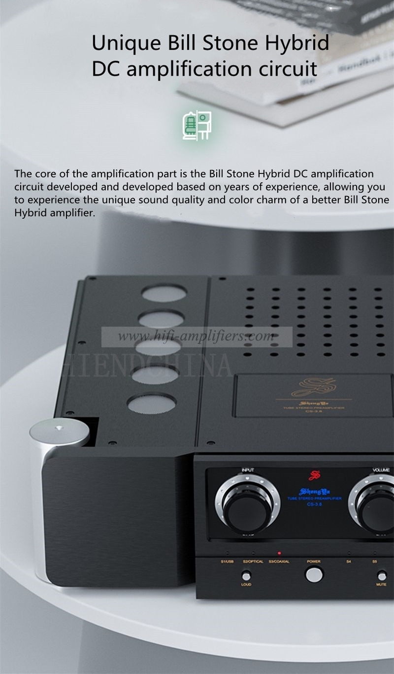 Shengya CS-3.8 Chip ES9038Q2M Bile Stone Hybrid Fully Balanced Pre Amplifier