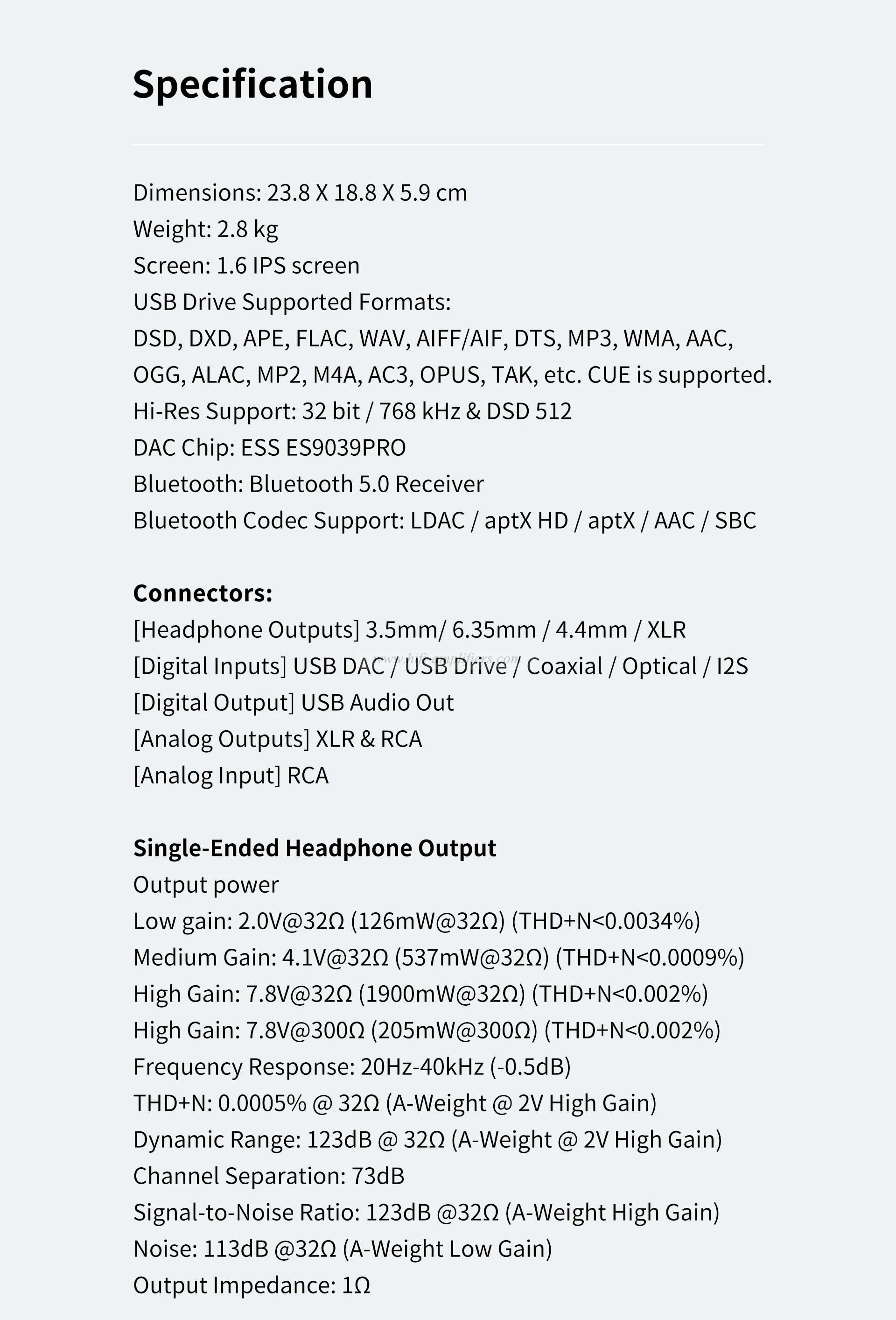 Shanling EH3 XMOS 768KHZ/DSD512 Decode Headphone Amplifer Streamer ES9039SPRO chip Hi-Res Audio Bluetooth